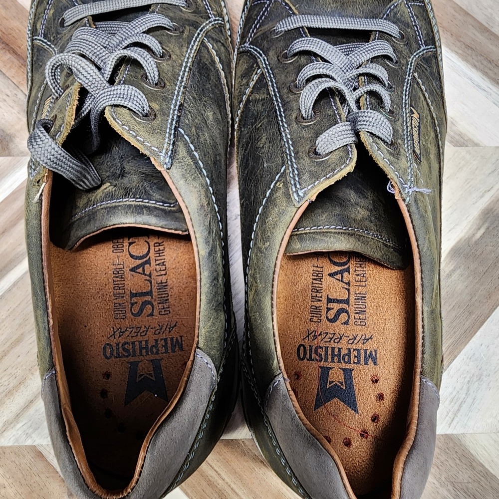 Mephisto Mens Paco Tabacco Grizzly Nubuck Leather Walking Sneaker Shoes SZ 11.5 - Picture 10 of 14